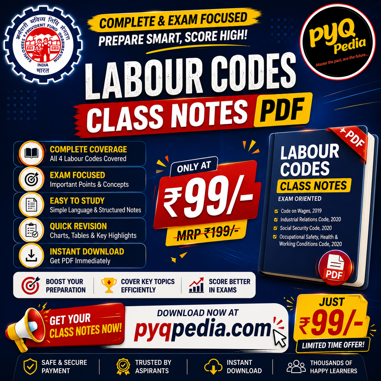 YOU TUBE CLASS NOTES PDF (After Every 2-3 Class: On Mail)