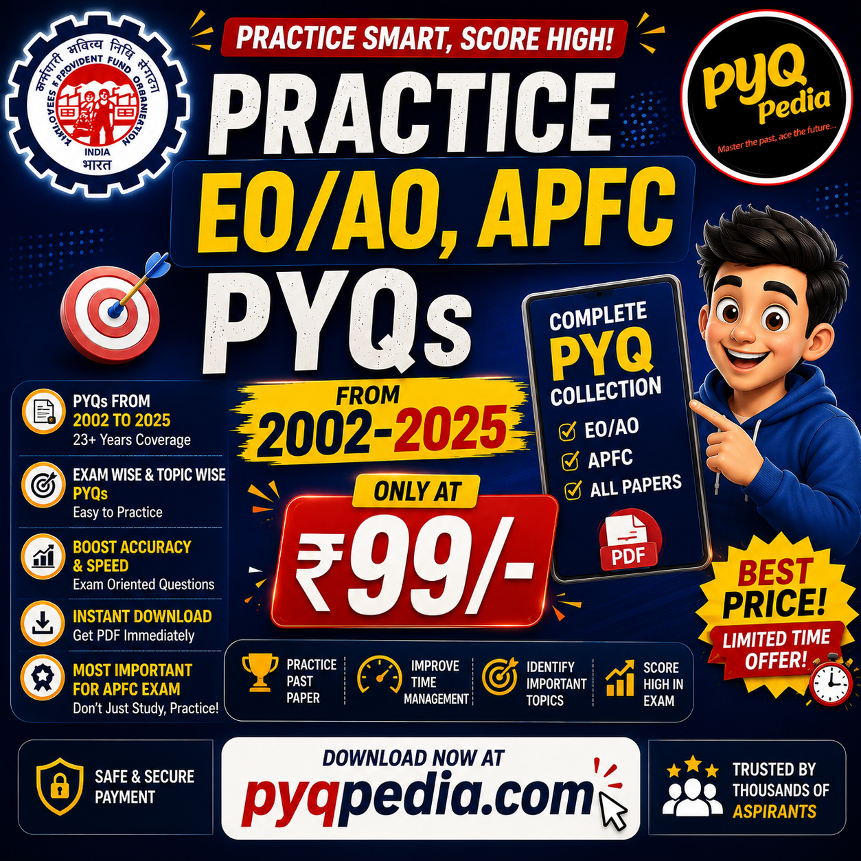 PRACTICE EO/AO APFC PYQs FROM 2002-2025