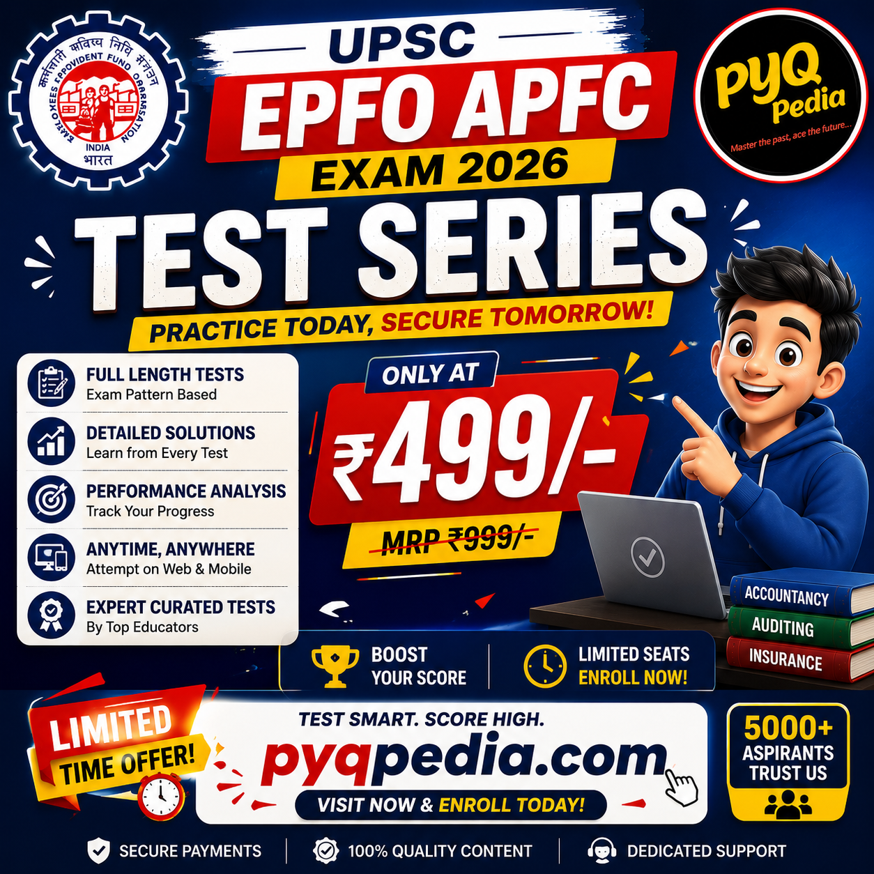 UPSC EPFO APFC Exam Test Series